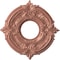 Ekena Millwork Attica PVC Medallion (Canopies up to 4 1/8"), 10"OD x 3 1/2"ID x 3/4"P, Metallic Champagne Pink CMP10ATFCP - alternate 1